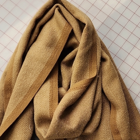 Tan Brown  Neck Scarf wrap winter,Dress decorative Neck wrap - Picture 3 of 3